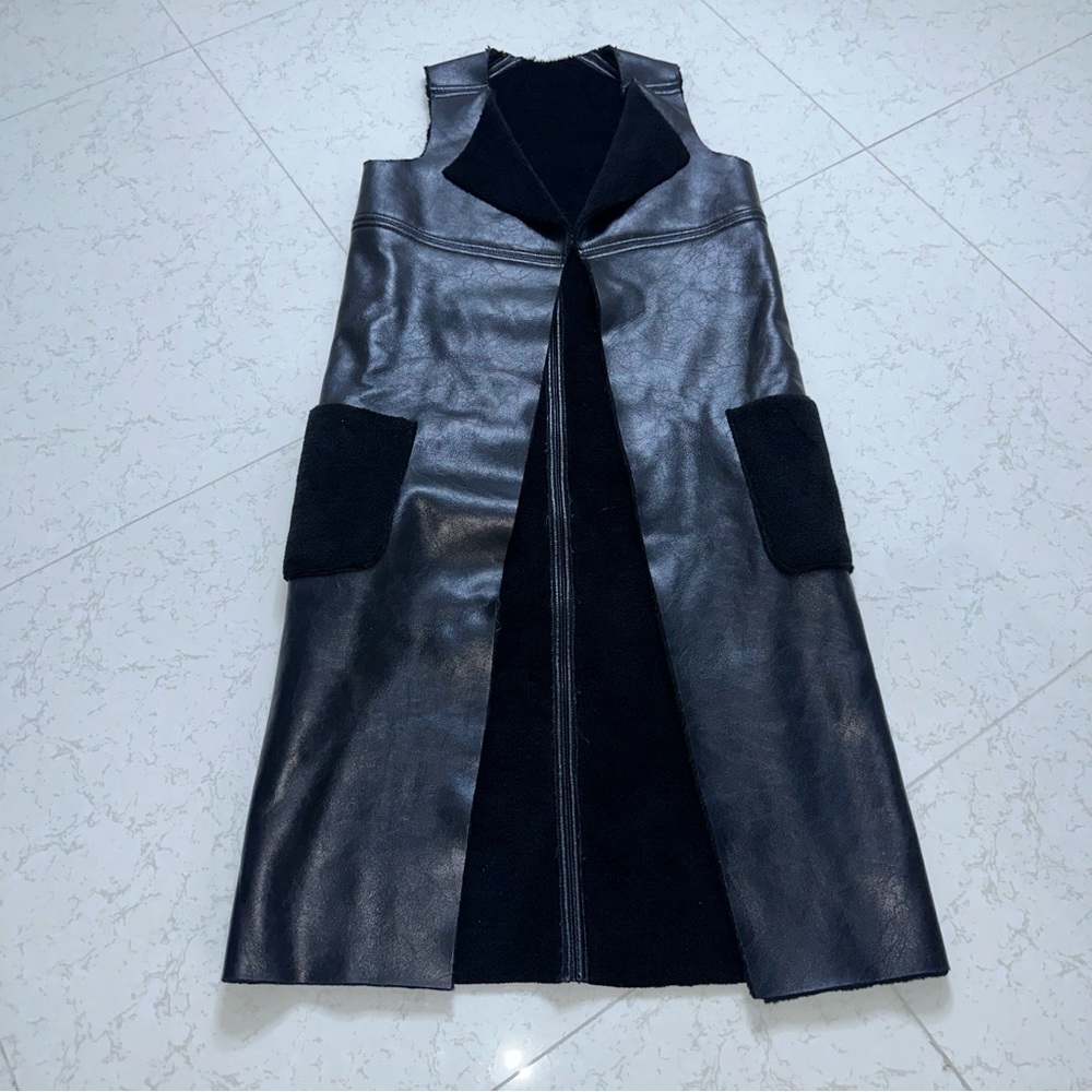 Faux Leather Vest